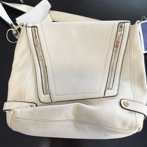 Cream satchel